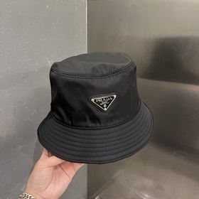 PRADA Рыбацкая кепка, кепка из парусины, обхват головы 57 см