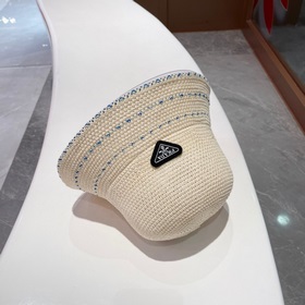 PRADA Пrada Тонкая рыбацкая шляпа для женщин, летняя шляпа от сол