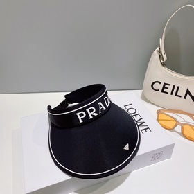 Prada Летняя высококачественная новая модель шляпы с козырьком Вн