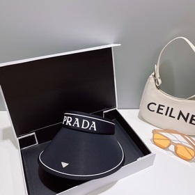 Prada Летняя высококачественная новая модель шляпы с козырьком Вн