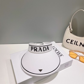 Prada Летняя высококачественная новая модель шляпы с козырьком Вн