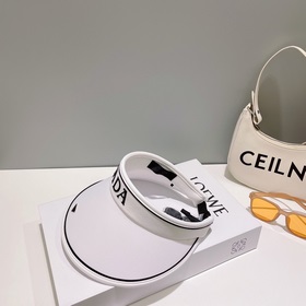 Prada Летняя высококачественная новая модель шляпы с козырьком Вн