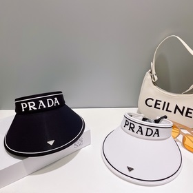 Prada Летняя высококачественная новая модель шляпы с козырьком Вн