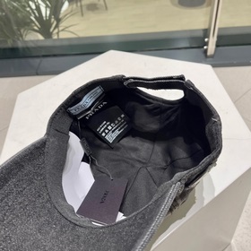 Pr@da Prada джинсовая бейсболка с треугольным козырьком Джинсовый