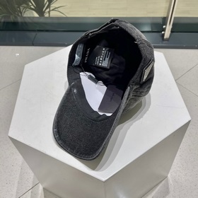 Pr@da Prada джинсовая бейсболка с треугольным козырьком Джинсовый