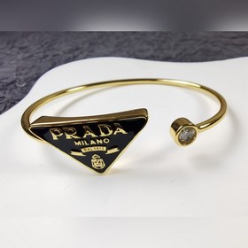 Новый браслет Prada с крупными бриллиантами в форме черно-белого 