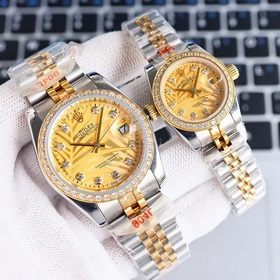 Серия Rolex Datejust, парные часы для влюбленных, швейцарский мех