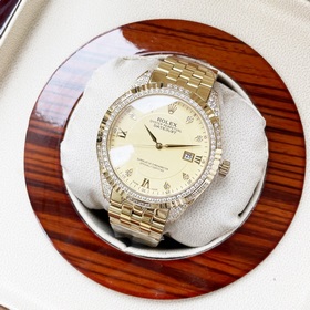 Роскошные мужские часы Rolex, классический дизайн с тремя стрелка