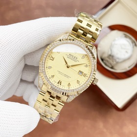 Роскошные мужские часы Rolex, классический дизайн с тремя стрелка