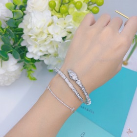 Tiffany&·co Тиффани браслет с бриллиантами TT S925, чистое се