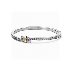 Модель Tiffany 23C Новая модель Браслет с бриллиантами двух цвето