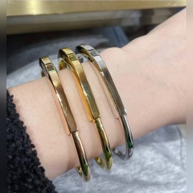 Tiffany 23c новая модель, U-образный замок, гладкий браслет, евро