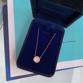 Tiffany 2023 год, новинка, круглые маленькие двойные буквы T, чер