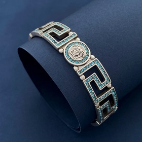 VS92 190 Versace Браслет в стиле Древней Греции с бриллиантами у