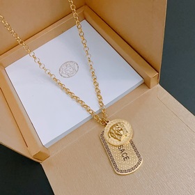 Высококачественное колье Versace с изображением головы Медузы, ор