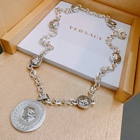 Высококачественное колье Versace с изображением головы Медузы, ор