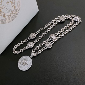 Высококачественное колье Versace с изображением головы Медузы, ор