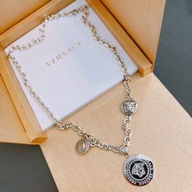 Высококачественное колье Versace с изображением головы Медузы, ор
