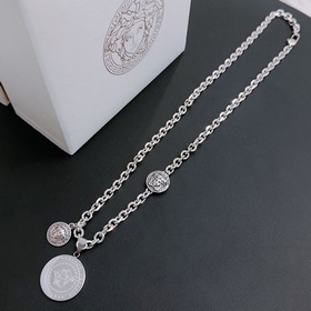 Высококачественное колье Versace с изображением головы Медузы, ор