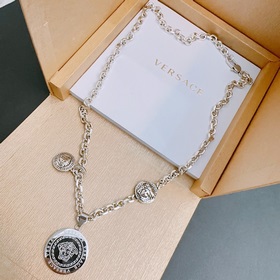 Высококачественное колье Versace с изображением головы Медузы, ор
