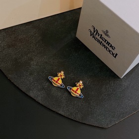 Серьги Vivienne Westwood! Британский модельер, мать панк-моды! Мо