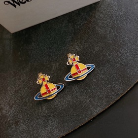 Серьги Vivienne Westwood! Британский модельер, мать панк-моды! Мо