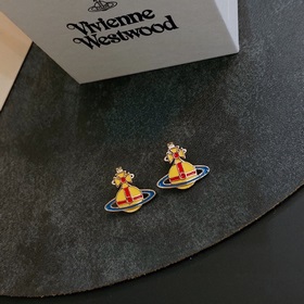 Серьги Vivienne Westwood! Британский модельер, мать панк-моды! Мо