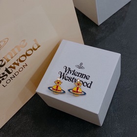 Серьги Vivienne Westwood! Британский модельер, мать панк-моды! Мо