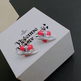 Серьги Vivienne Westwood Saturn! Британский модельер, мать панк-м