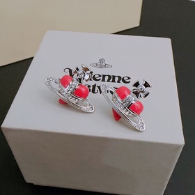 Серьги Vivienne Westwood Saturn! Британский модельер, мать панк-м