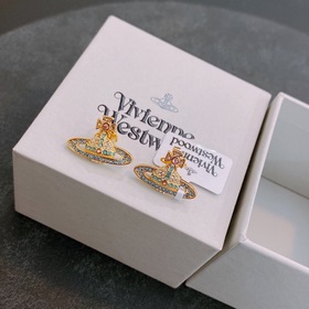Серьги Vivienne Westwood! Британский модельер, мать панк-моды! Мо