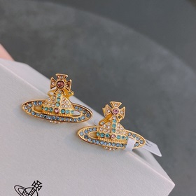 Серьги Vivienne Westwood! Британский модельер, мать панк-моды! Мо