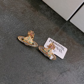 Серьги Vivienne Westwood! Британский модельер, мать панк-моды! Мо
