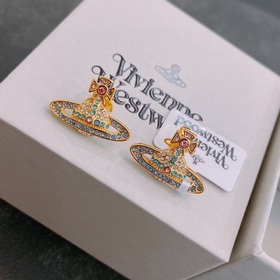 Серьги Vivienne Westwood! Британский модельер, мать панк-моды! Мо
