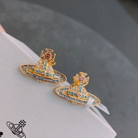 Серьги Vivienne Westwood! Британский модельер, мать панк-моды! Мо