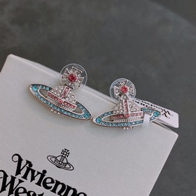 Серьги Vivienne Westwood! Британский модельер, мать панк-моды! Мо