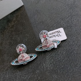 Серьги Vivienne Westwood! Британский модельер, мать панк-моды! Мо