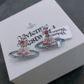 Серьги Vivienne Westwood! Британский модельер, мать панк-моды! Мо