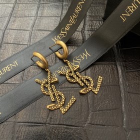 Серьги YSL, вдохновленные модным брендом. Серьги с буквами YSL, к