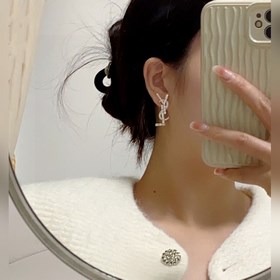 Новые серьги YSL Saint Laurent с бриллиантами. Красота никогда не