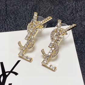 Новые серьги YSL Saint Laurent с бриллиантами. Красота никогда не