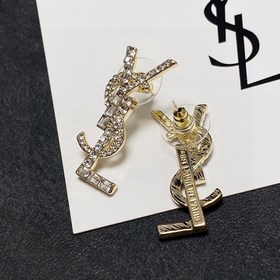Новые серьги YSL Saint Laurent с бриллиантами. Красота никогда не