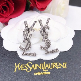 Номер YED0039 Новейшая модель YSL： серьги-гвоздики в стиле ретро,