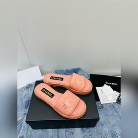 Chanel 23 новейшие тапочки Тапочкиз овечьей кожи с плетеным водоо
