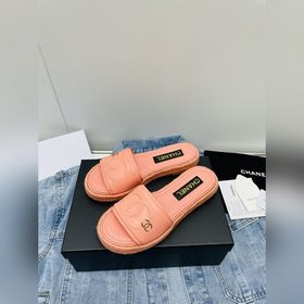Chanel 23 новейшие тапочки Тапочкиз овечьей кожи с плетеным водоо