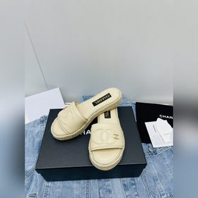 Chanel 23 новейшие тапочки Тапочкиз овечьей кожи с плетеным водоо