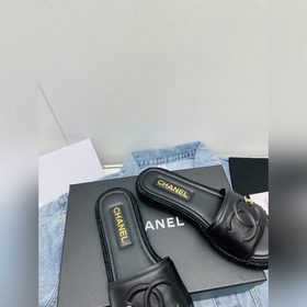 Chanel 23 новейшие тапочки Тапочкиз овечьей кожи с плетеным водоо