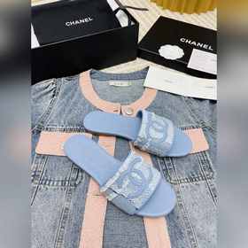 Новые тапочки Chanel 2023 Необходимый элемент весенне-летнего га
