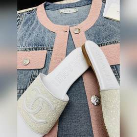 Новые тапочки Chanel 2023 Необходимый элемент весенне-летнего га