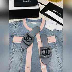 Новые тапочки Chanel 2023 Необходимый элемент весенне-летнего га